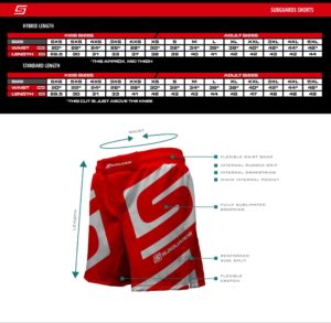 MMA short sizing