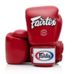 Fairtex red Thai boxing gloves