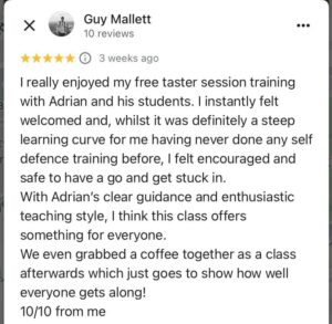 Krav Maga trial class review